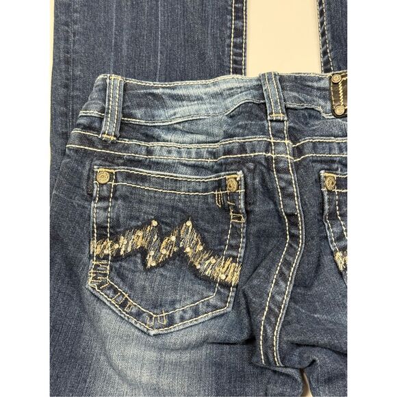 Miss Me Boot Cut Denim Jean JD1061B Color Dark 116 Size 28 - Picture 8 of 10
